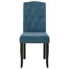 vidaXL Blagovaonske stolice 6 kom plave bar&scaron;unaste