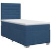 vidaXL Boxspring krevet s madracem Plava 90 x 190 cm Tkanina