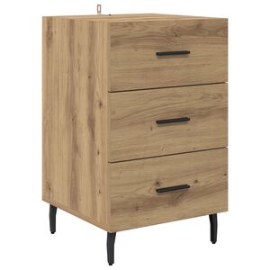 vidaXL Noćni ormar Umjetnički hrast 40 x 40 x 66 cm Konstruirano drvo