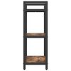 vidaXL Polica Dimljeni hrast 56 x 34 x 96 cm Konstruirano drvo
