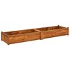 vidaXL Posuda za Sadnju Drvo Bagrema 200x50x25 cm