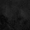 vidaXL Faux Rabbit Fur Rug Olite Crna 160 x 160 cm Poliester