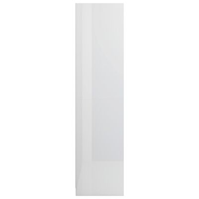 vidaXL Ormar visoki sjaj bijeli 100 x 50 x 200 cm konstruirano drvo