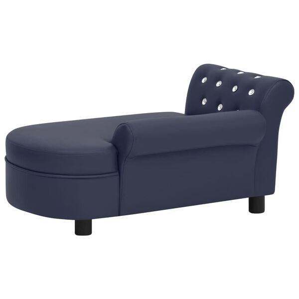 vidaXL Sofa za pse plava 83 x 45 x 42 cm od umjetne kože
