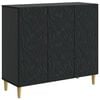 vidaXL Kreveta Crna 89 x 34,5 x 80 cm Konstruirano drvo