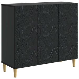 vidaXL Kreveta Crna 89 x 34,5 x 80 cm Konstruirano drvo