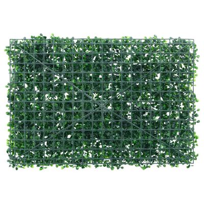  vidaXL Ograda od umjetnog lišća 6 kom zelena 40 x 60 cm