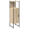 vidaXL Kupaonski ormar Bež 33 x 33 x 120,5 cm Konstruirano drvo