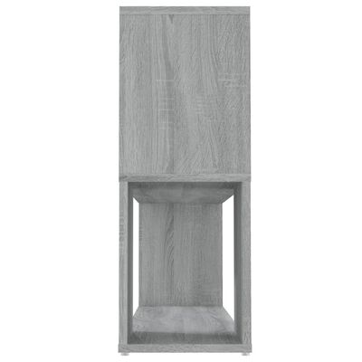 vidaXL Ormarić za knjige sivi hrast 100x24x63 cm konstruirano drvo