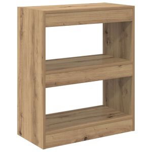 vidaXL Ormarić za knjige 2 razina 60 x 30 x 72 cm Konstruirano drvo