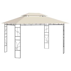 vidaXL Sjenica 4 x 3 x 2,7 m krem 160 g/m&sup2;