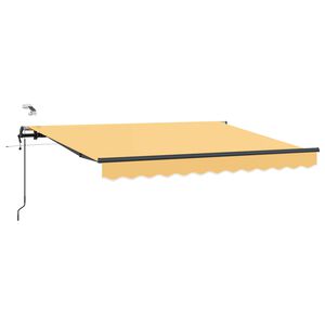 vidaXL Povlačivi tende Pijesak 400 &times; 350 cm Poliester