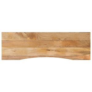 vidaXL Ploča za radni stol zaobljena 160x50x2,5 cm od drva manga