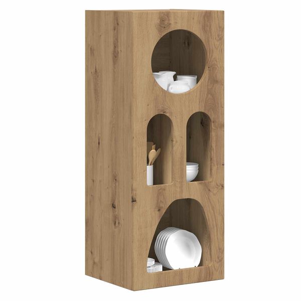 vidaXL Kreveta Umjetnički hrast 40 x 35 x 100.5 cm Konstruirano drvo