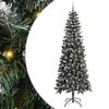 vidaXL Umjetno božićno drvce Zelena 240 cm PVC, plastika i čelik
