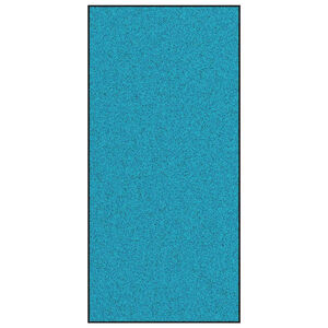 vidaXL Otirač Ostalo Cijan i crna 120 x 250 cm Poliamid i PVC