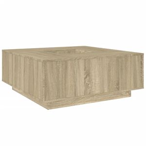 vidaXL Stolić za kavu boja hrasta 100 x 100 x 40 cm konstruirano drvo