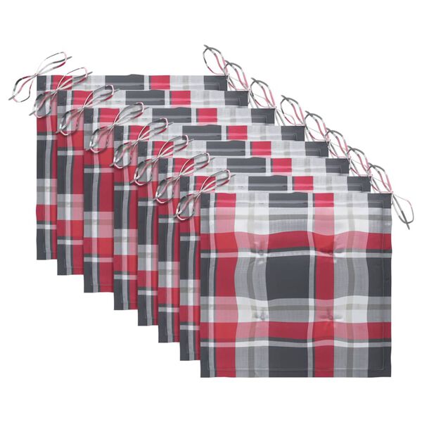 vidaXL Vrtne blagovaonske stolice s jastucima 8 kom od bagremovog drva