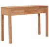 vidaXL Konzolni stol 110 x 35 x 75 cm od masivne tikovine