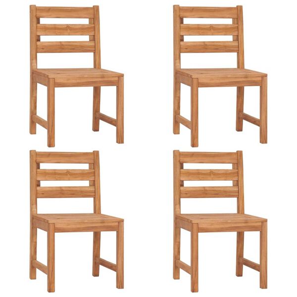 vidaXL 5-dijelni vrtni blagovaonski set od masivne tikovine