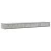 vidaXL Ladice za krevet s ladicama Betonski sivi 180 x 36,5 x 16,5 cm
