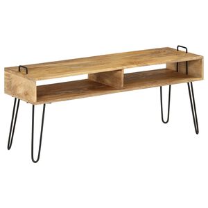 vidaXL TV stalak od masivnog drva manga 110 x 35 x 45 cm