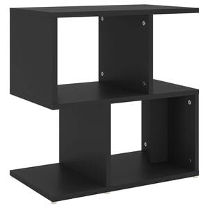 vidaXL Noćni ormarić crni 50 x 30 x 51,5 cm od konstruiranog drva