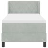 vidaXL Krevet s opruga kutije Svijetlo siva 200 x 80 cm Bar&scaron;un