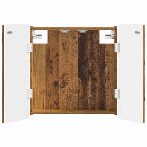 vidaXL Kabinet za mete ZWOLLE Staro drvo 52,5 x 10,5 x 57,5 cm