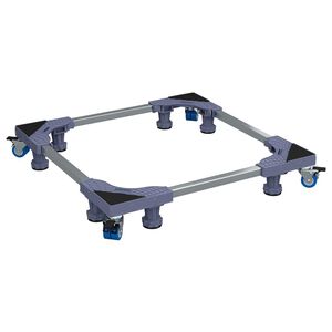 vidaXL Postolje za perilicu rublja Siva 66 x 66 x 12 cm