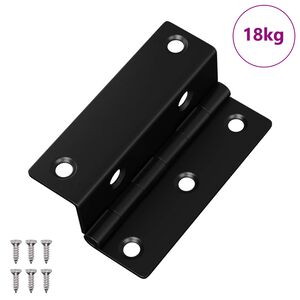 vidaXL &Scaron;arka 537 pcs Crna 38 x 17 x 60 mm Željezo