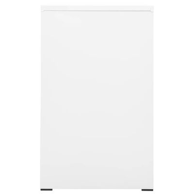 vidaXL Ormarić za spise bijeli 46 x 62 x 102,5 cm čelični