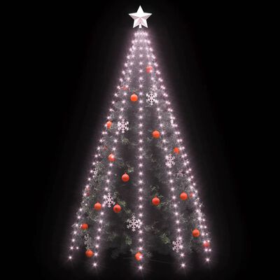 vidaXL Mrežasta svjetla za božićno drvce s 300 LED žarulja 300 cm