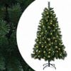 vidaXL Umjetno božićno drvce 120 cm 150 LED lampica Topla bijela