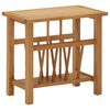 vidaXL Stolić za časopise 45 x 27 x 42 cm od masivne hrastovine