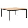 vidaXL Kava Stol Prirodna 100 x 100 x 45 cm Čvrsto borovo drvo
