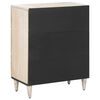 vidaXL Sideboard za Pohranu Bijelo 60 x 33,5 x 75 cm Čvrsto drvo manga
