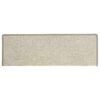 vidaXL Prostirke za stepenice 15 kom 65x21x4 cm srebrne pravokutne rubove
