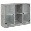 vidaXL Komoda siva boja betona 102x37x75,5 cm od konstruiranog drva
