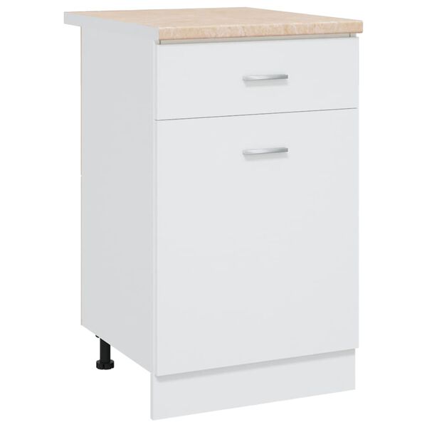 vidaXL Kuhinjska radna ploča tekstura mramora bež 50x60x2,8 cm iverica