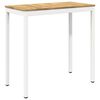 vidaXL Stol za bar u vrtu NAARDEN Bijela 108,5 x 55 x 105 cm