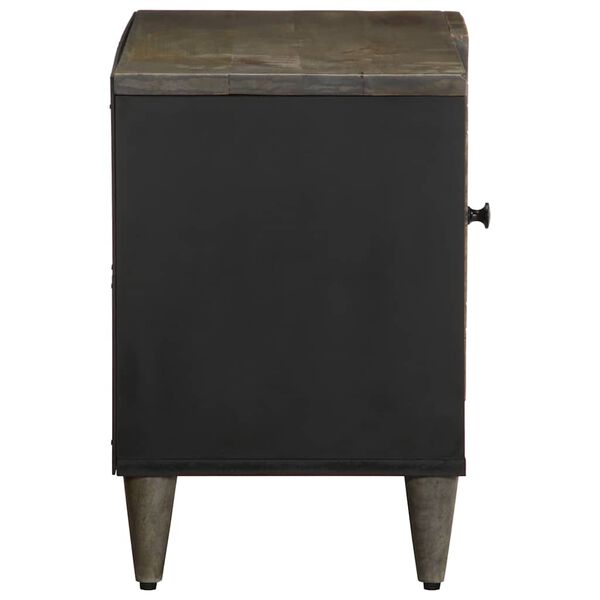 vidaXL TV ormarić svijetlo sivi 80x31,5x46 cm Puno drvo Mango