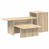 vidaXL Konzolna stolica Sonoma hrast 91,5 x 35 x 38,5 cm