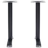 vidaXL Noge za bistro stol 2 kom crne 61x8x72 cm lijevano željezo