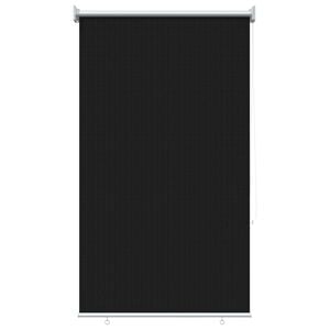 vidaXL Vanjska roleta 90% blokada UV zraka Crna 80 x 140 cm HDPE