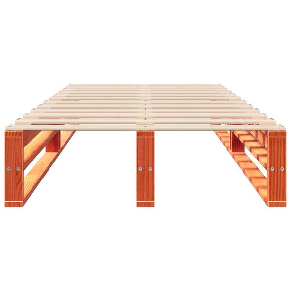 vidaXL Okvir kreveta bez madraca vo&scaron;tano smeđi 100x200 cm od borovine