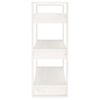 vidaXL Ormarić za knjige / pregrada bijeli 80 x 35 x 91 cm od borovine
