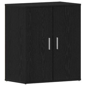 vidaXL Ormar za cipele 60 x 35 x 70 cm Konstruirano drvo Crni hrast
