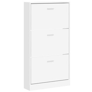 vidaXL Ormarić za cipele Bijeli 59x17x108 cm Inženirsko drvo