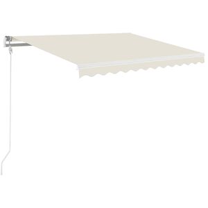 vidaXL Tenda na automatsko uvlačenje 350 x 250 cm krem
